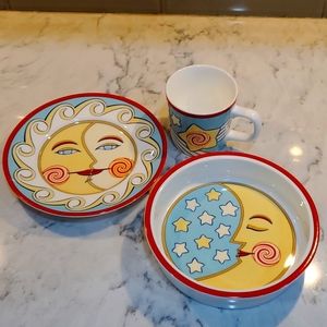 Tiffany & Co Celestial Baby Dinnerware Set 1996